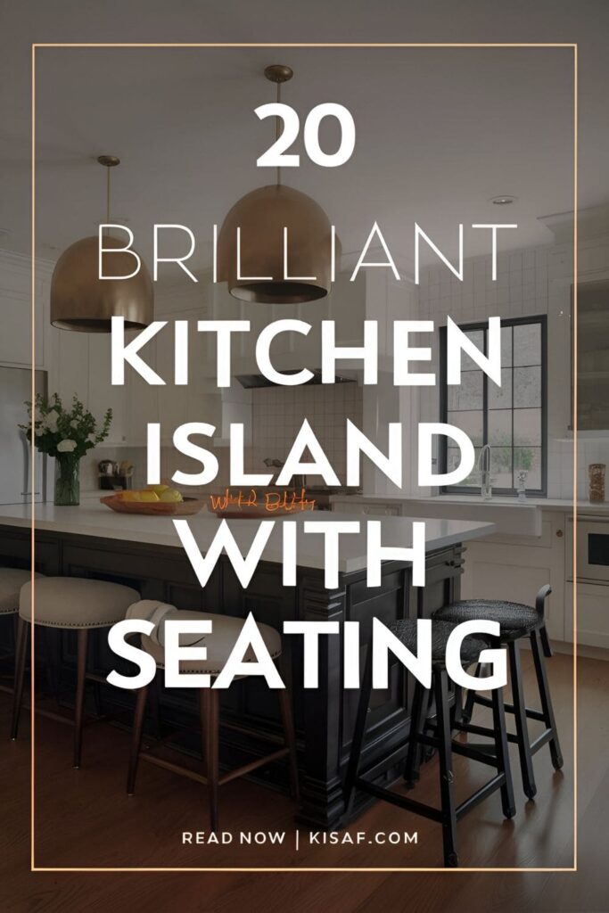 Kitchen Island Ideas with Seating Pin