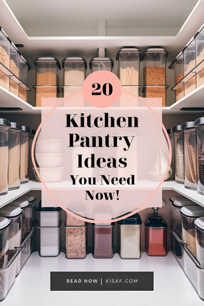 kitchen pantry ideas pin