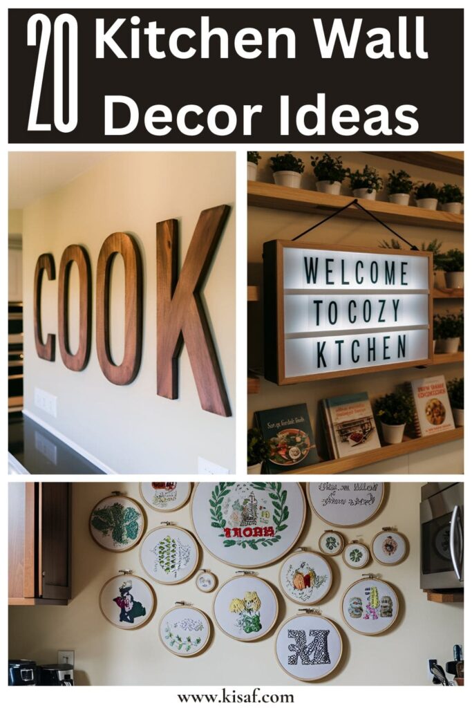 kitchen wall decor ideas pin