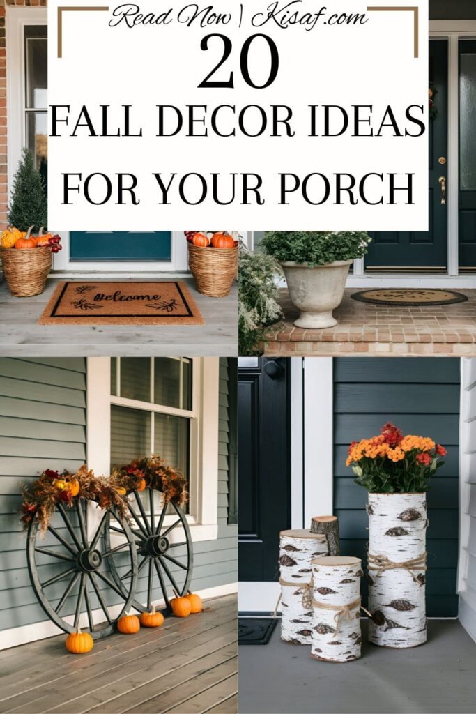 Fall Decor Ideas For Your Porch Pin