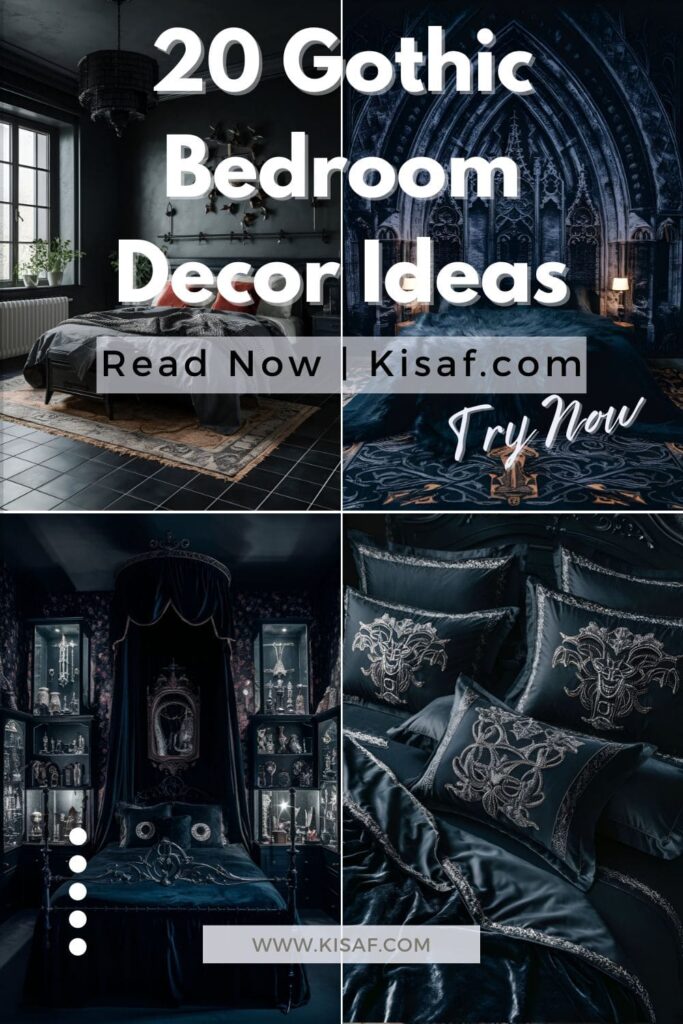 Gothic Bedroom Decor Ideas Pin