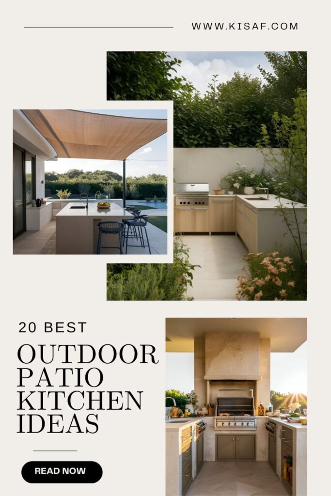 Outdoor Patio KItchen Ideas Pin