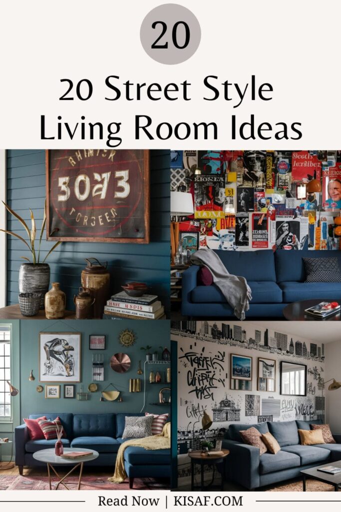 Street Style Living Room Ideas Pin