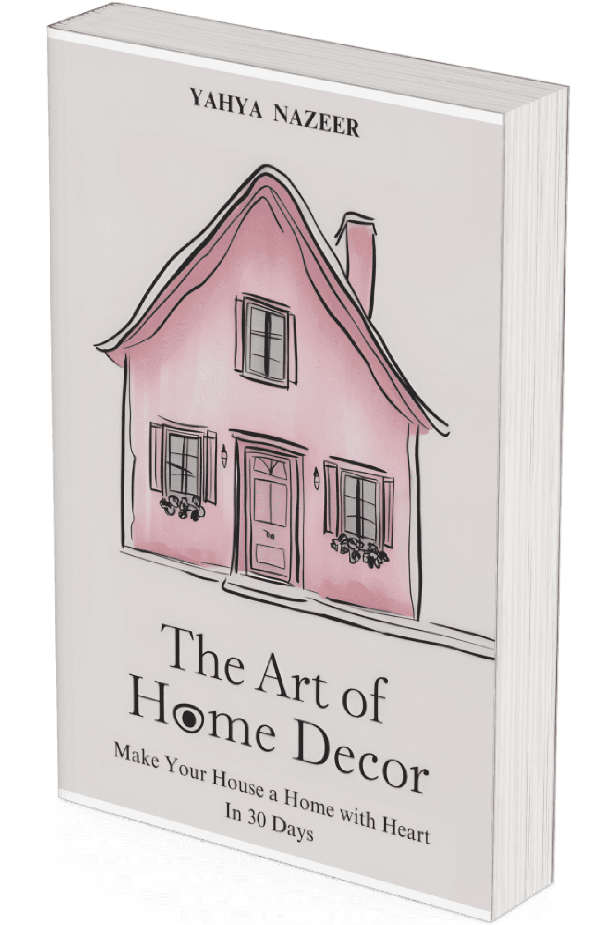 The Art Of Home Decor Ebook Mockup