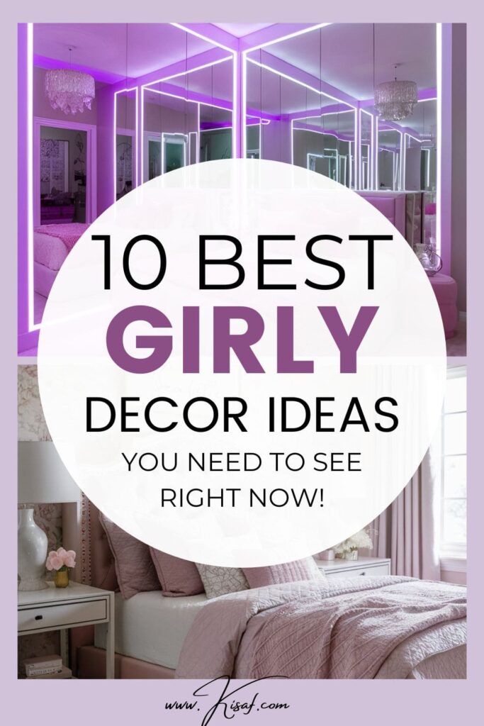 girly bedroom ideas pin