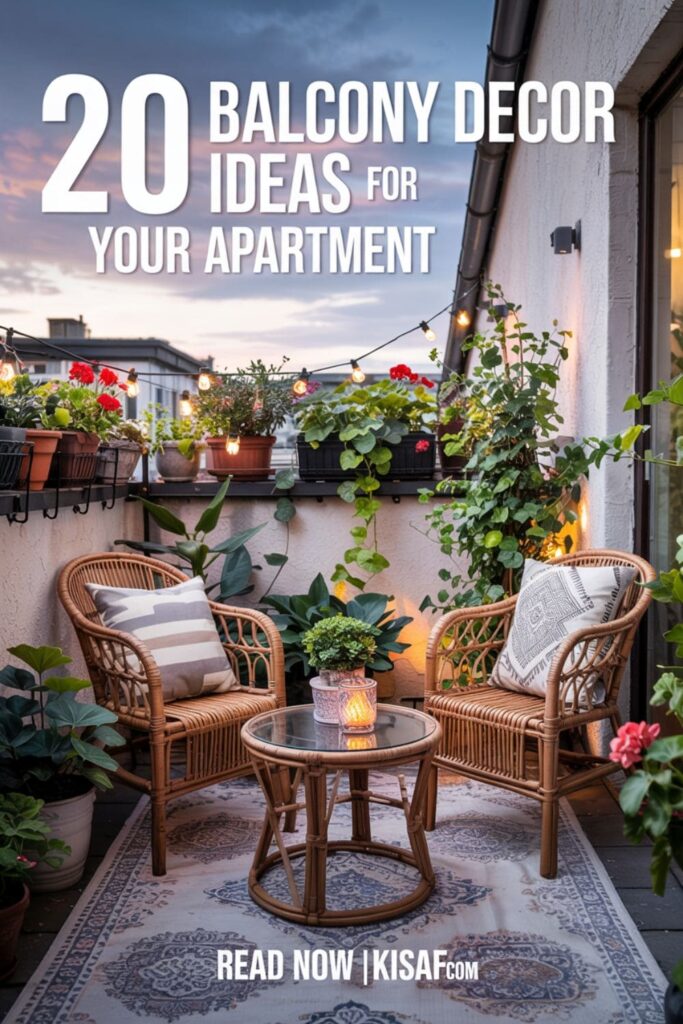 image with text overlay Balcony Decor Ideas For Your Apartment
