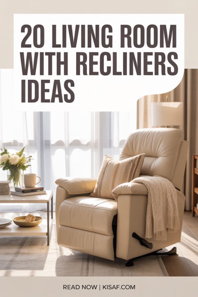 image with text overlay 20 Living Room With Recliners Ideas
