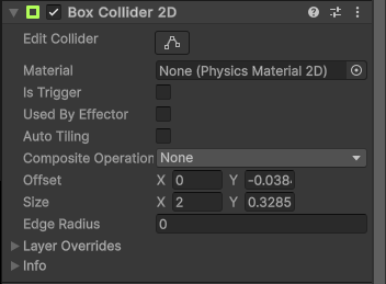 attach box collider 2d