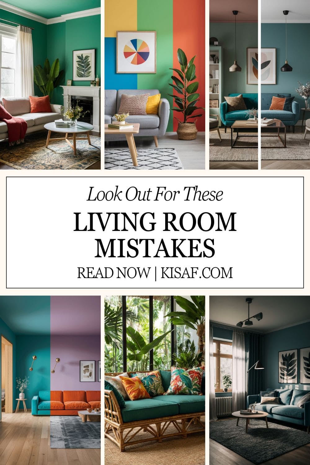 pin for living room mistakes