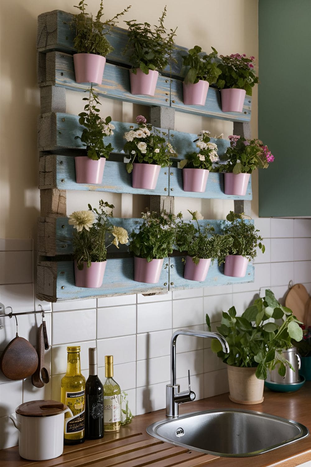 Pallet Shelf For Plants