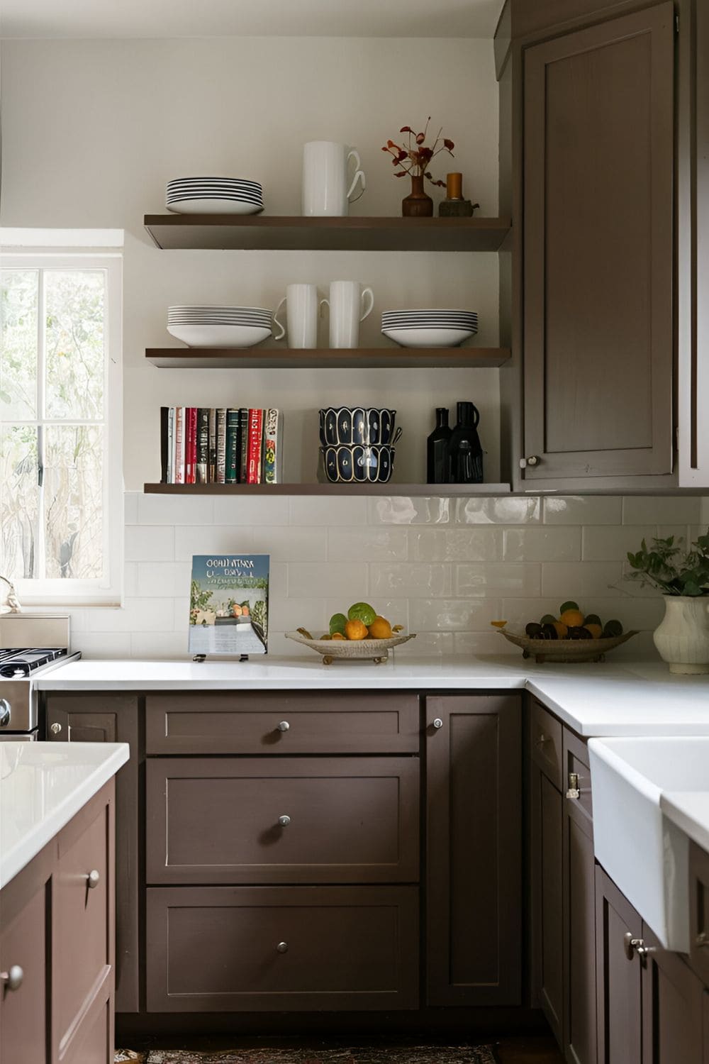 20 Kitchen Decor Ideas with Brown Cabinets For Good Vibes