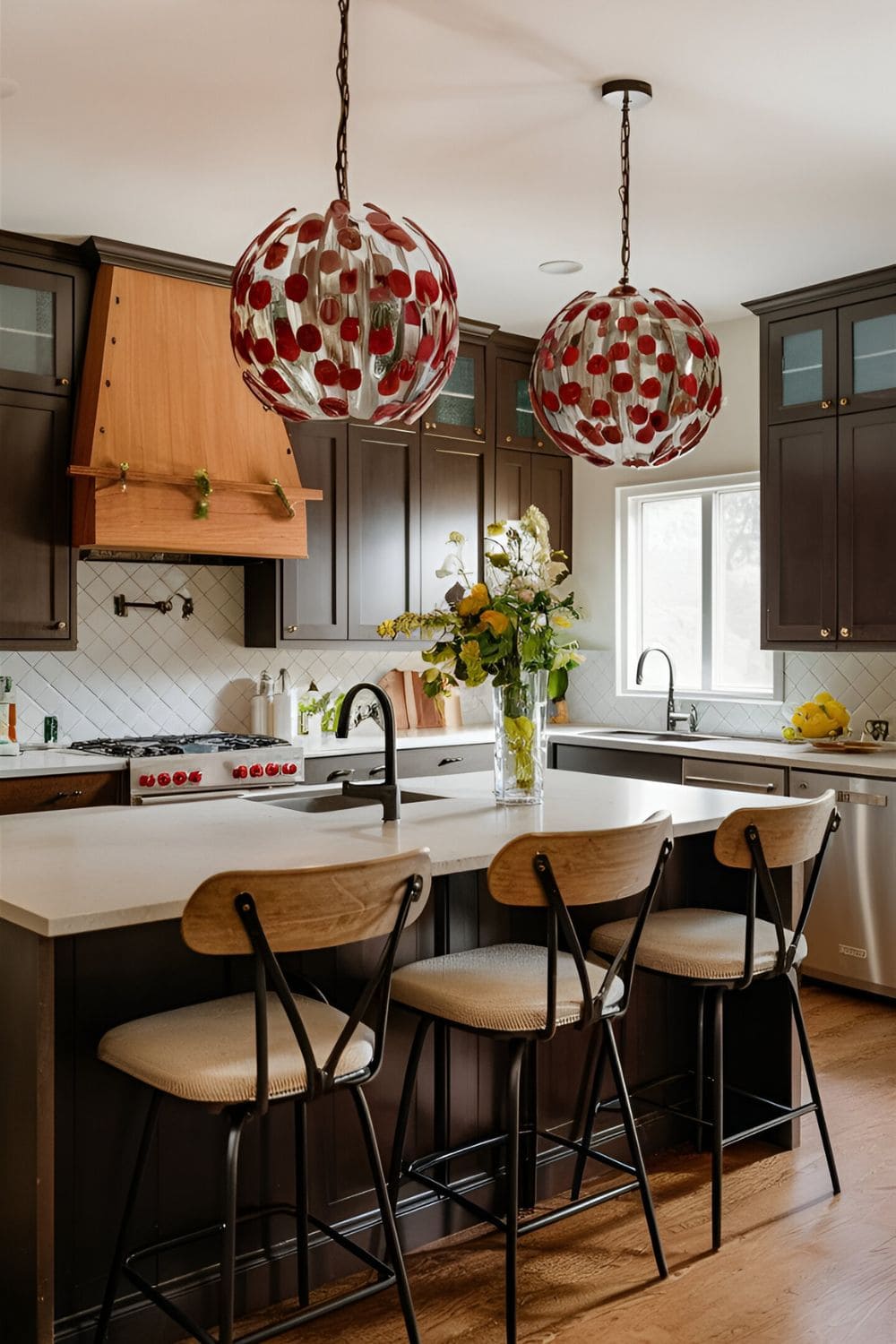20 Kitchen Decor Ideas with Brown Cabinets For Good Vibes
