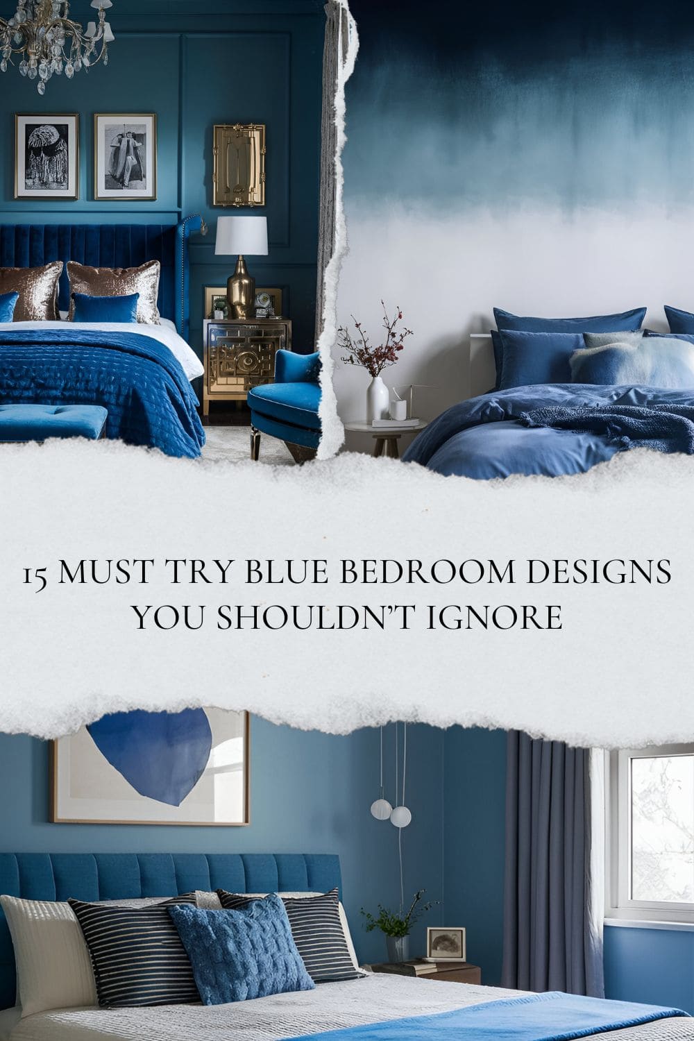 Blue  Bedroom Design Ideas Pin