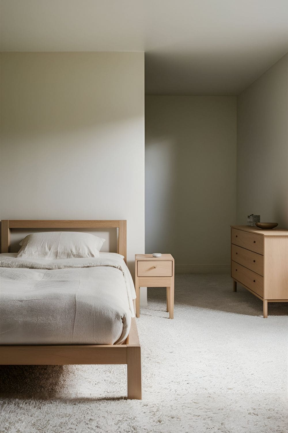 Minimalistic Bedroom With Simple Furniture Choices