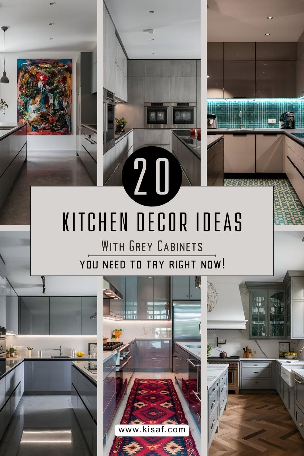 20 Stunning Kitchen Ideas with Grey Cabinets You Must See!