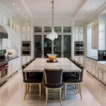 aesthetic kitchen with white cabinets