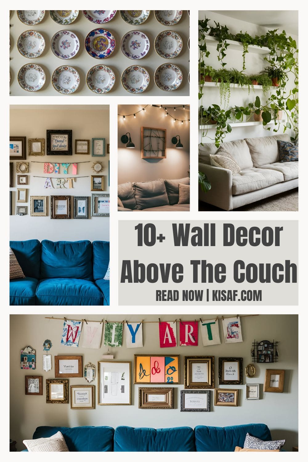 15 Living Room Wall Decor Ideas Above Couch to Try Now!