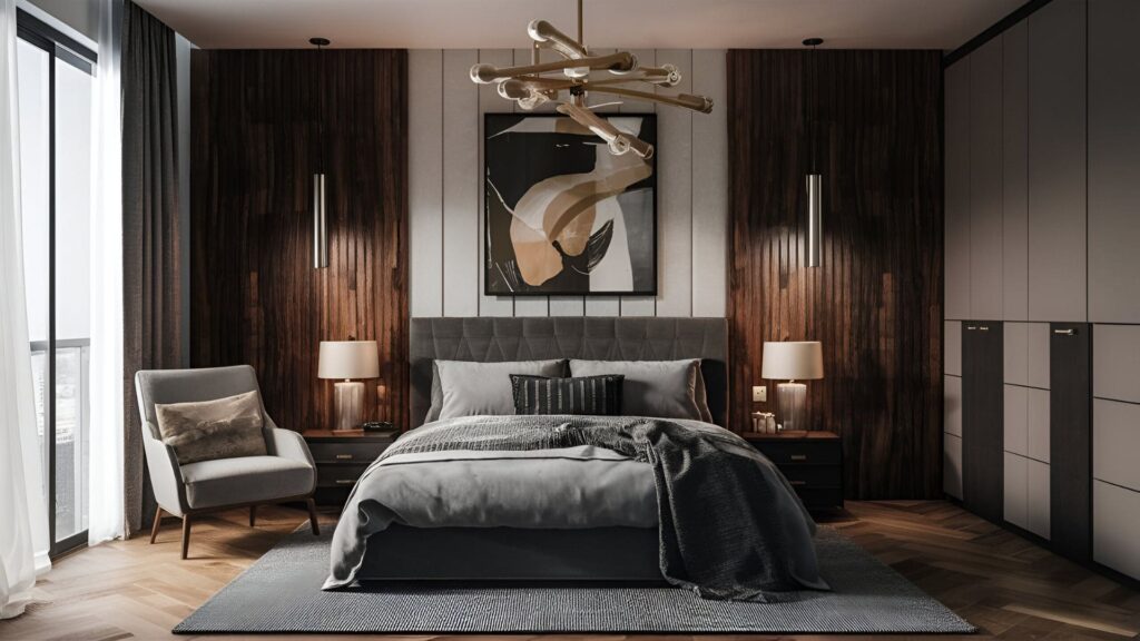 aesthetic bedroom for men