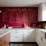 aesthetic red kitchen decor