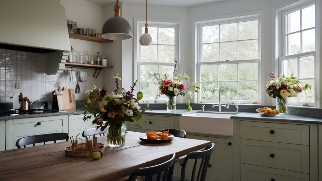 stunning kitchen with cute decor elements