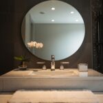 Pinterest-worthy image showing a luxury bathroom interior.