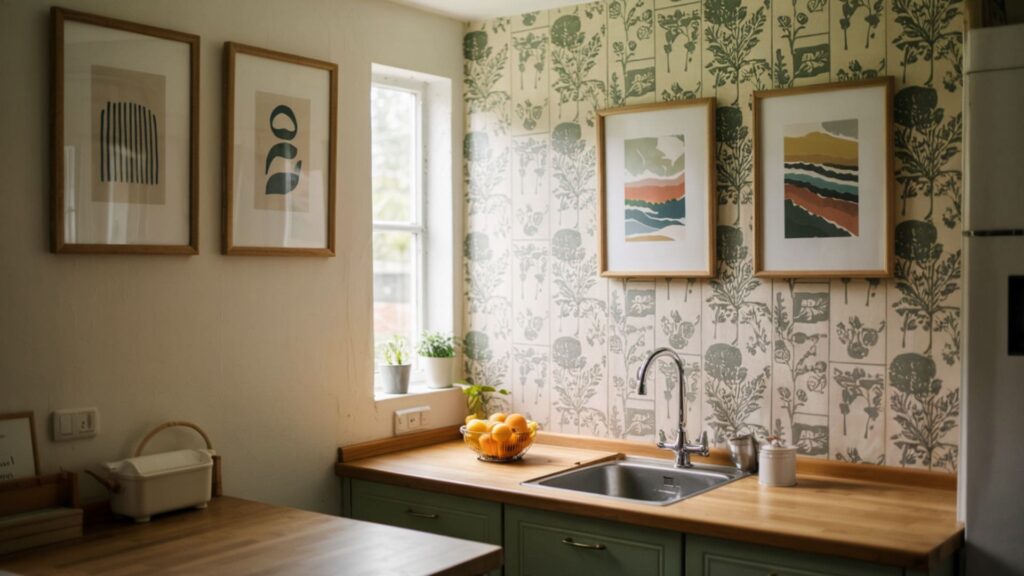 featured image for article on apartment kitchen decor ideas