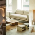 collage of 3 images of 20 Living Room With Low Ceiling Ideas