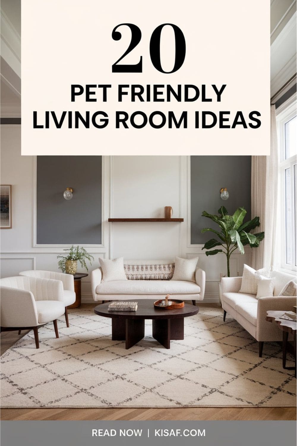 20 Pet-Friendly Living Room Ideas Every Petowner Should Try